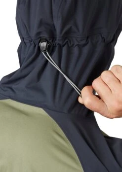 Rab Men's Cinder Kinetic Waterproof Jacket - Khaki Beluga -Rab Sales Store ti APJVP4AL0178 f