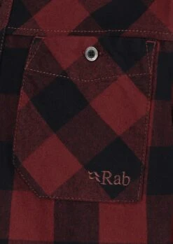 Rab Men's Boundary Shirt - Oxblood -Rab Sales Store ti APSIN7TI0228 c