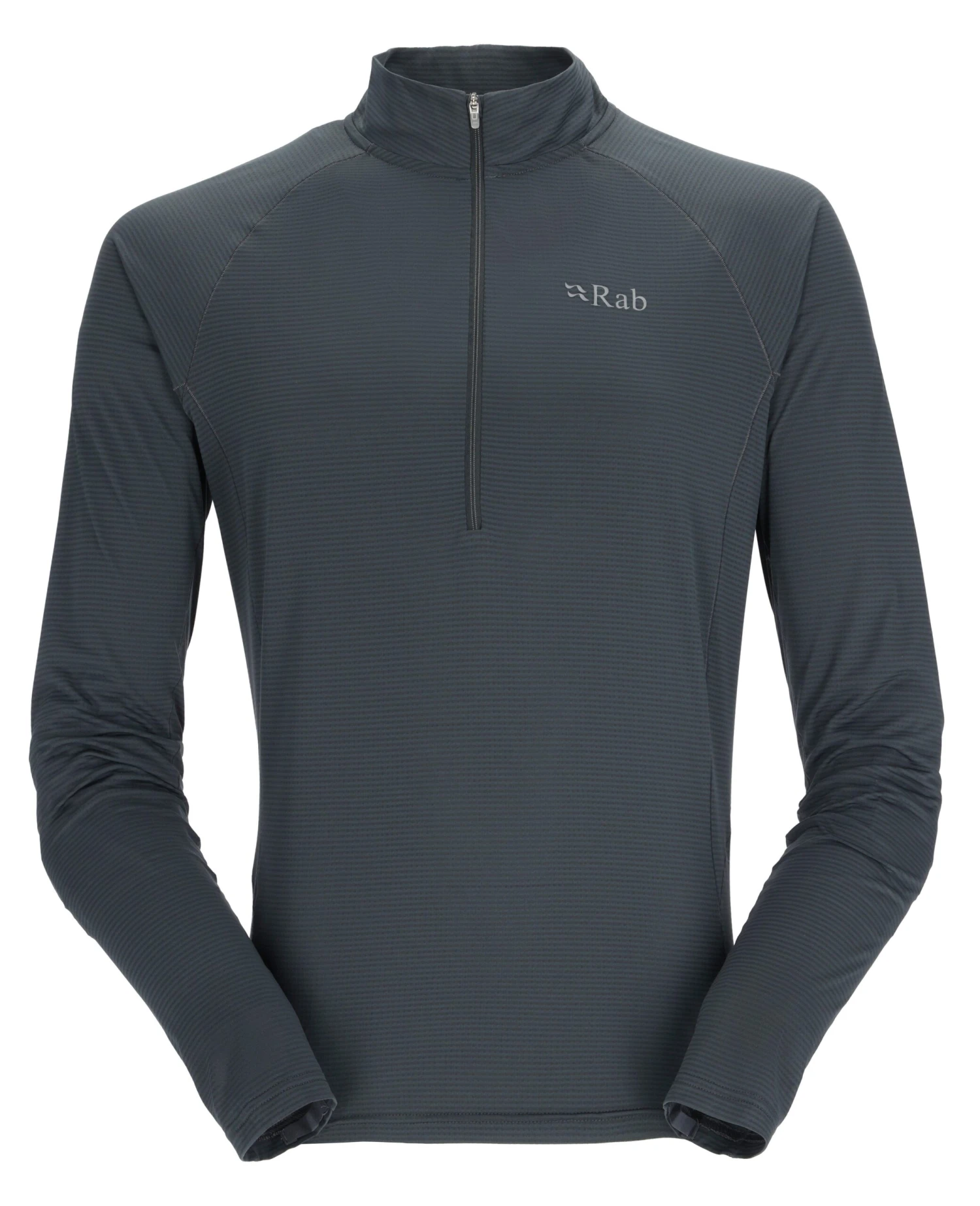 Rab Men's Sonic Long Sleeve Zip - Beluga 1 Rab Men's Sonic Long Sleeve Zip - Beluga