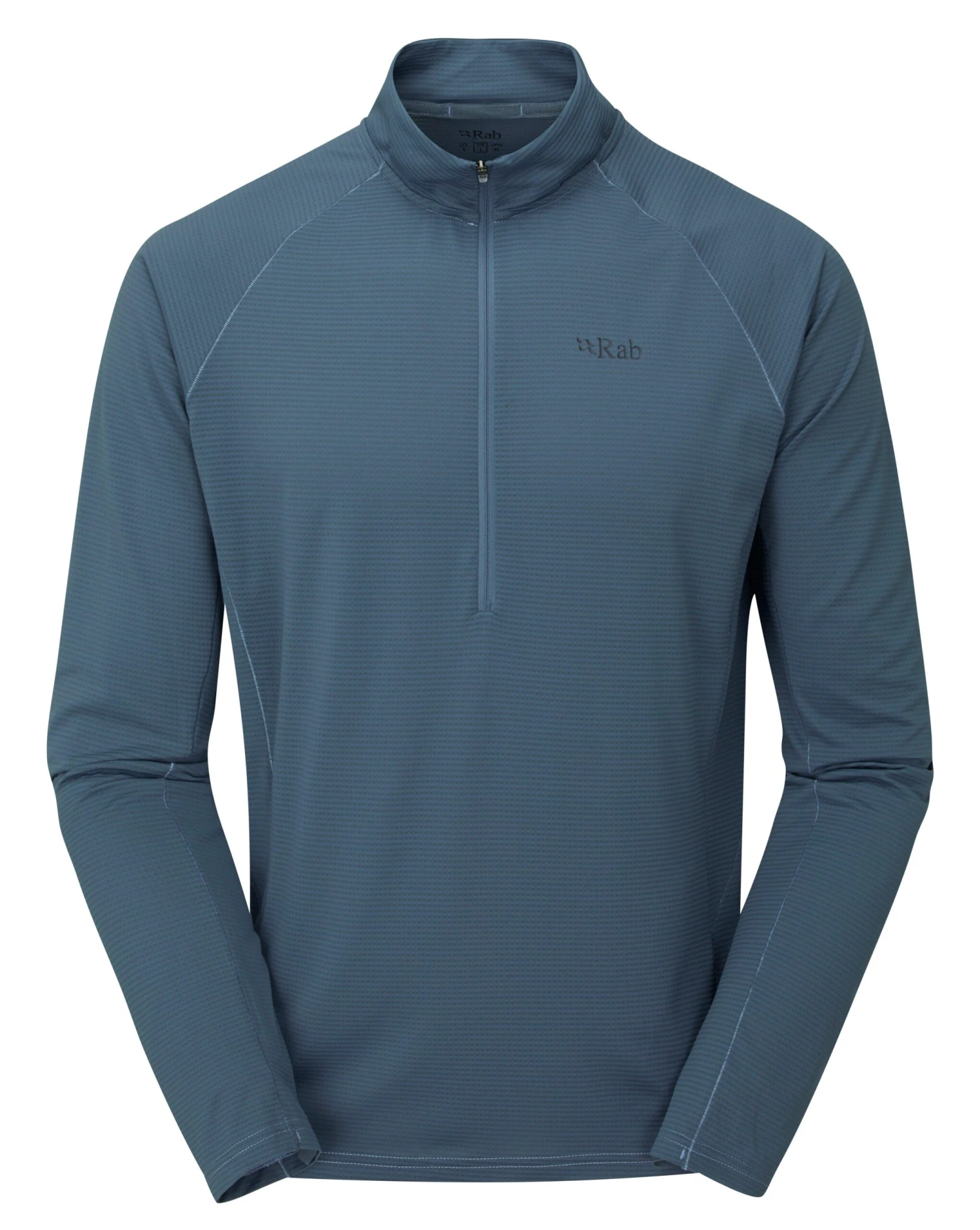 Rab Men's Sonic Long Sleeve Zip - Orion Blue 1 Rab Men's Sonic Long Sleeve Zip - Orion Blue