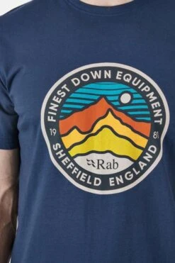 Rab Men's Stance 3 Peaks SS Tee - Navy -Rab Sales Store ti APTSU8TI0563 c