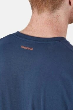 Rab Men's Stance 3 Peaks SS Tee - Navy -Rab Sales Store ti APTSU8TI0563 d