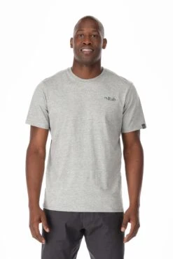 Rab Men's Stance Mountain Peak Tee - Grey -Rab Sales Store ti APTSU8TI0593 c