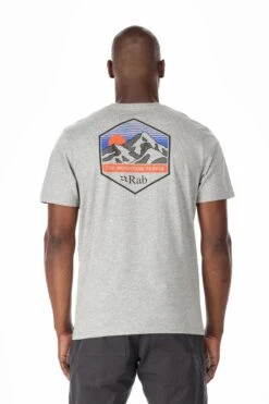 Rab Men's Stance Mountain Peak Tee - Grey -Rab Sales Store ti APTSU8TI0593 d