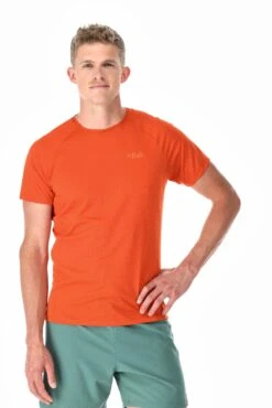 Rab Men's Sonic Short Sleeve Tee - Firecracker -Rab Sales Store ti APTSU9TI0556 c