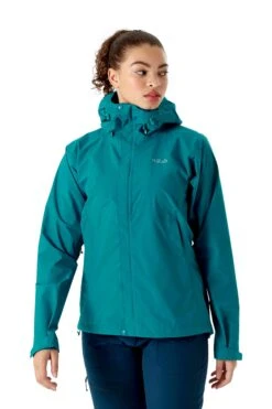 Rab Woman's Downpour Eco Jacket - Blue -Rab Sales Store ti APWPL8TI1121 g