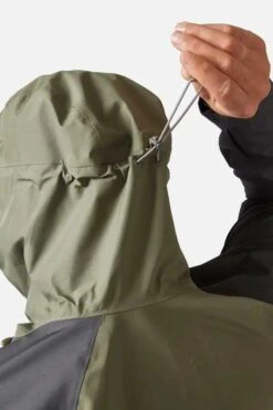 Rab Men's Namache Paclite Jacket - Graphene/Light Kahki -Rab Sales Store ti APWPL8TI1276 i