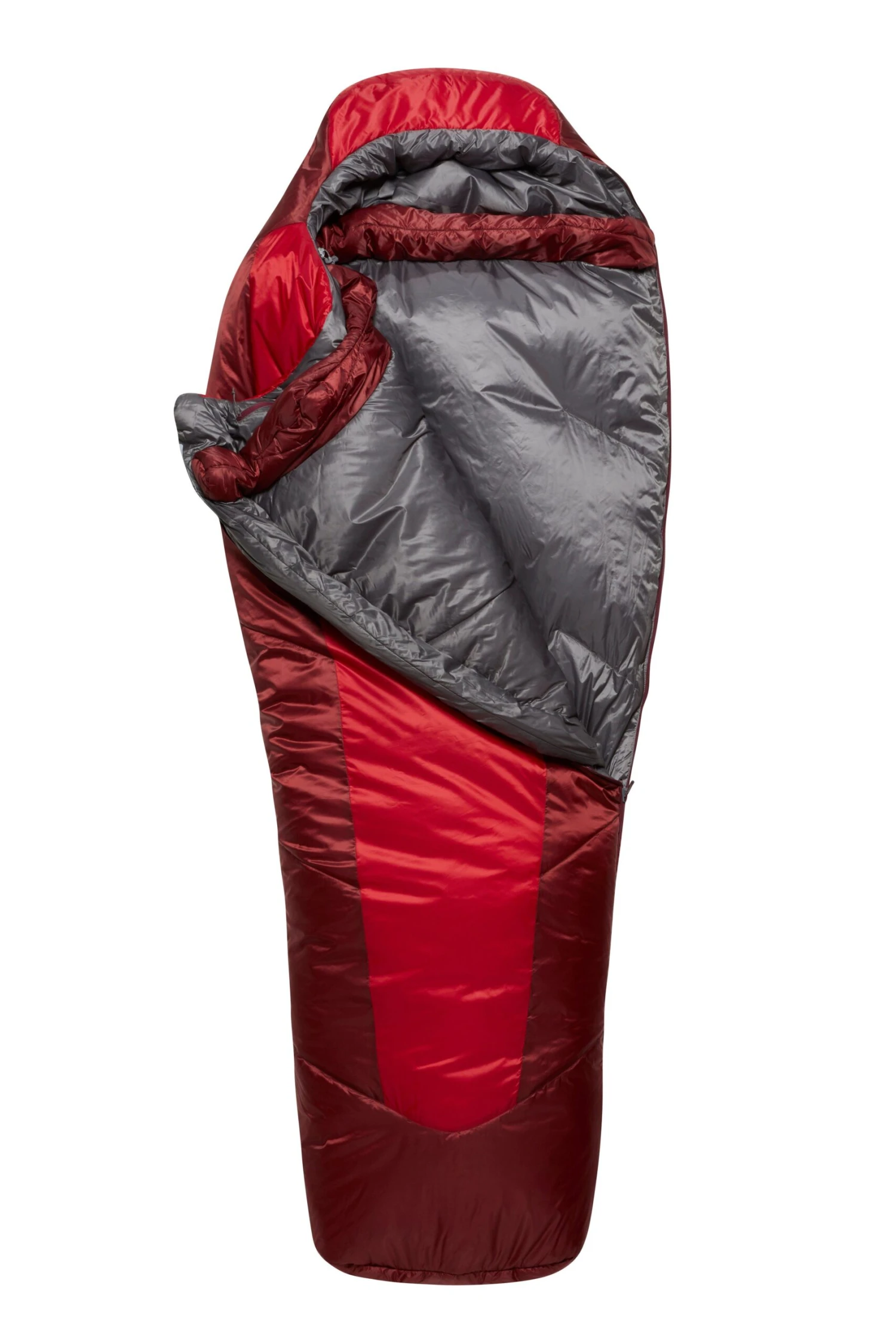 Rab Women's Solar Eco 3 Sleeping Bag - Red 2 Rab Women's Solar Eco 3 Sleeping Bag - Red - Image 2